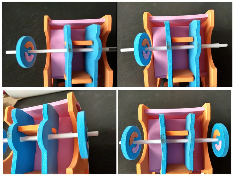 Happyxuan 6 шт./партия классная ручная 3D головоломка вспененный этилвинилацетат игрушка гоночная машинка Модель автомобиля Детские наборы инструментов для рукоделия 3-6 лет