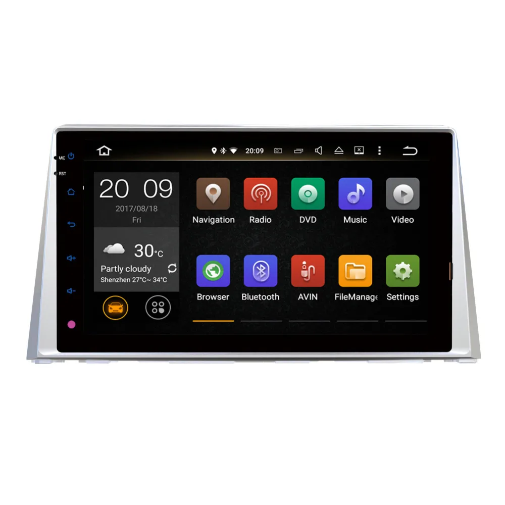 Discount 10.1 Inch 4GB ROM Android 8.0 IPS Screen Car GPS Radio Head Unit For Kia K5/Optima 2016- Car Video Player Bluetooth DAB+Wifi 1