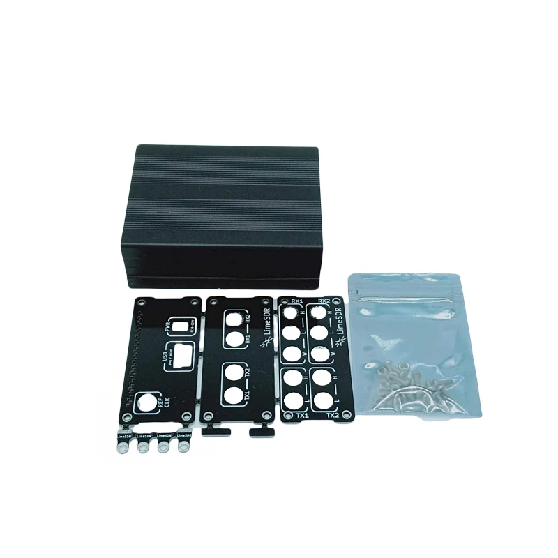 

NEW 1PC Aluminum Enclosure Black Cover case shell USB common use for LimeSDR Lime SDR Type-A Type-B