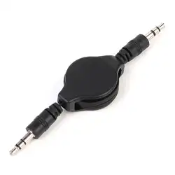 ALLOET 3,5 мм гибкий стерео кабель AUX выдвижной удлинение 3,5 мм штекер на мужской аудио кабель для автомобиля Телефон Ipod динамик MP3