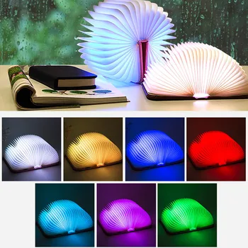 

LED Night Book Light Table Lamp Mini USB Charging Foldable Portable for Home Bedroom _WK
