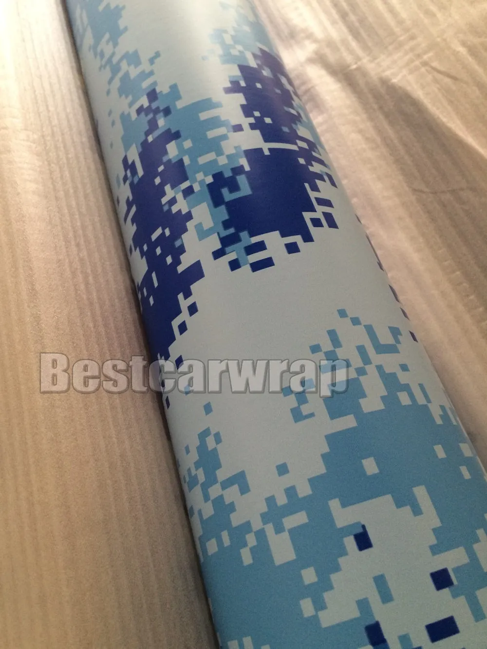 ocean blue digital pixel camo vinyl car wrapping film 3m 1080 (3)