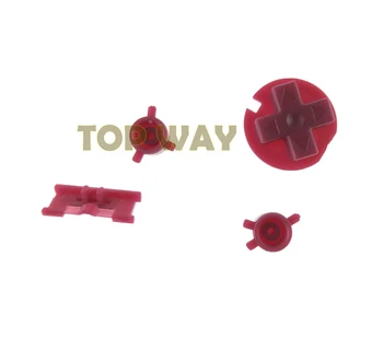 

10sets/lot Plastic Colorful Buttons Keypads for Gameboy Color Buttons for GBC D Pads A B Buttons Set