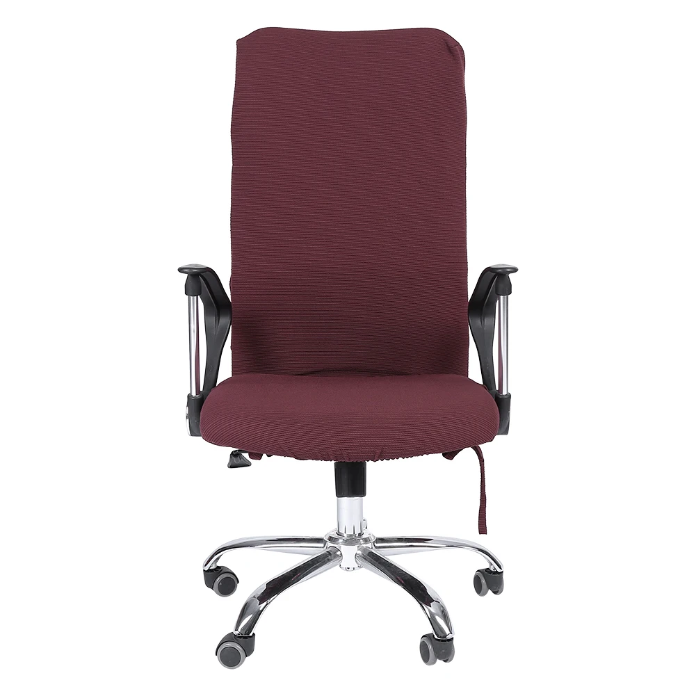 Съемные эластичные поворотные Чехлы для компьютерного стула покрытия для офисных стульев офисное кресло удобные чехлы для сидений