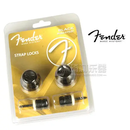 Gold Fender F Strap Locks
