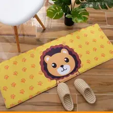 Милый мультфильм линон Печатный Мягкий коврик дверь нескользящий коврик Впитывающий Коврик домашний декор