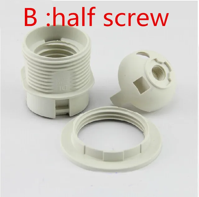 Buy E27 plastic Lamp holder electric light socket lamp