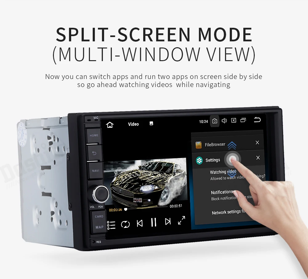 Discount Dasaita 7" Android 9.0 Octa Core 4G+32G Universal Double 2 Din for Nissan Car Audio Stereo GPS Navigation Radio Car Multimedia 4