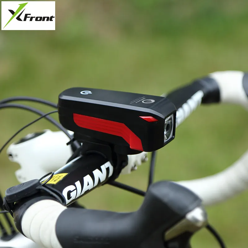 

Bicycle Front Light USB Rechargeable High Power LED Headlights illumination Lantern Cycling Flashlight 2000 mAh 140-dB speaker