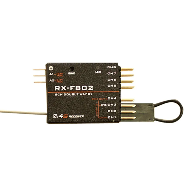 

DIY RX-F802 8CH Receiver for FRSKY X9D X9D Plus DJI DFT DHT