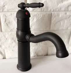 Swivel Spout Water Tap Oil Rubbed Black Bronze Single Handle Single Hole Kitchen Sink & Bathroom Faucet Basin Mixer Tap anf365