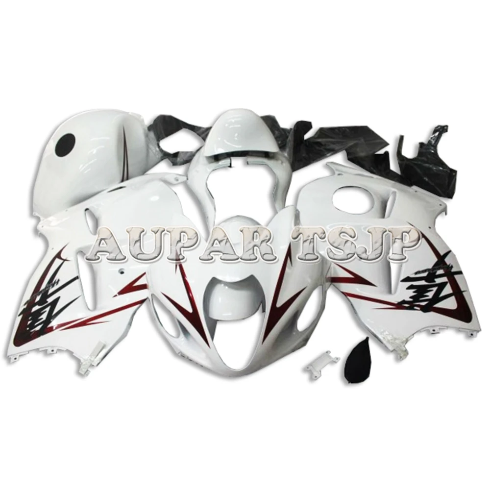 Белый капоты для Suzuki GSXR1300 97 98 99 00 2001 2002 03 04 05 2006 07 Hayabusa 1997 2007 ABS Пластик впрыска тела