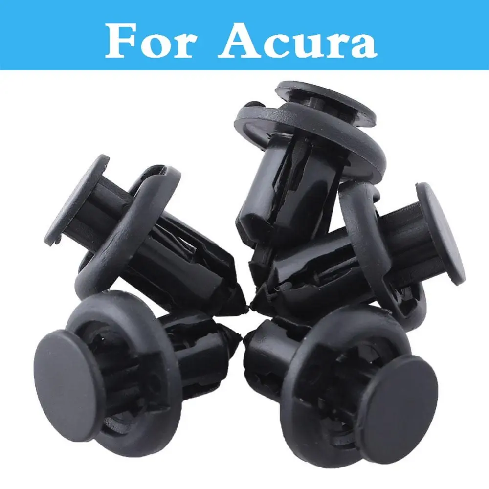 100Pcs Car Plastic Rivet Fasteners Fender Bumper Retainer Clips for
