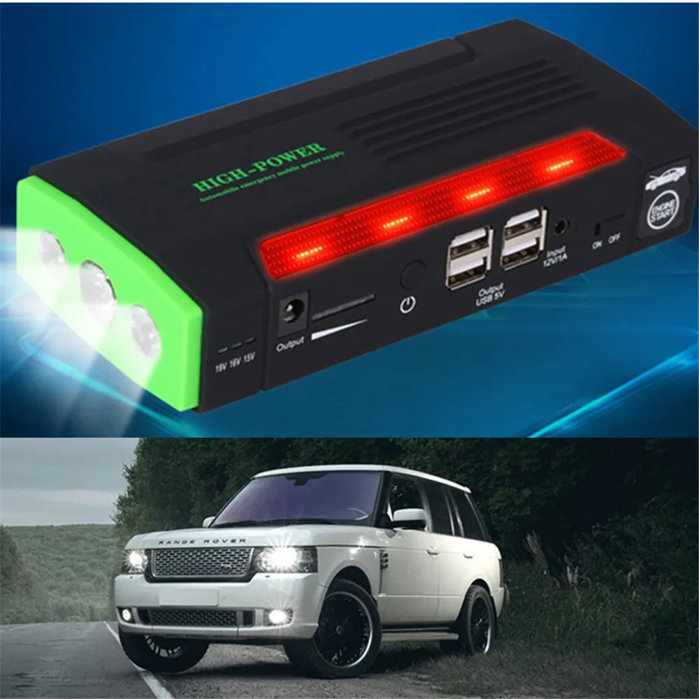 2018 Starting Device 68800mAh Petrol Diesel Jumper Car Battery Booster Starter Multi-function 12V Car Charger For Car Battery CE