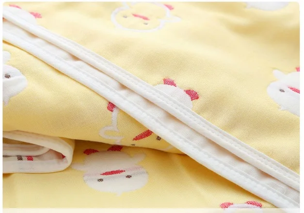 Toalha de Banho do Bebê Milagre Bebê Swaddle Musselina Algodão 6 Camadas Recém-nascido Cobertores Bebe Recebendo Envoltório Infantil 60*80cm 100% 7 camadas toalha de banho do bebê recém-nascido
