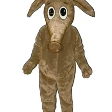 Длинный нос коричневый Aardvark с отношением Aardvark Anteaters костюм талисмана нарядное платье символ «Герой мультфильма» Mascota SW1168