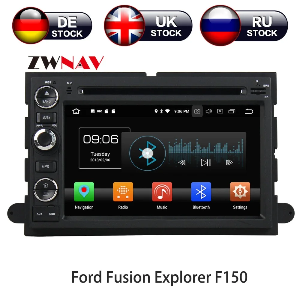 

Android 8.0 7.1 Car DVD Player Auto GPS Navigation Radio Player for Ford F150 Expedition Explorer Fusion 2006 2007 2008 2009