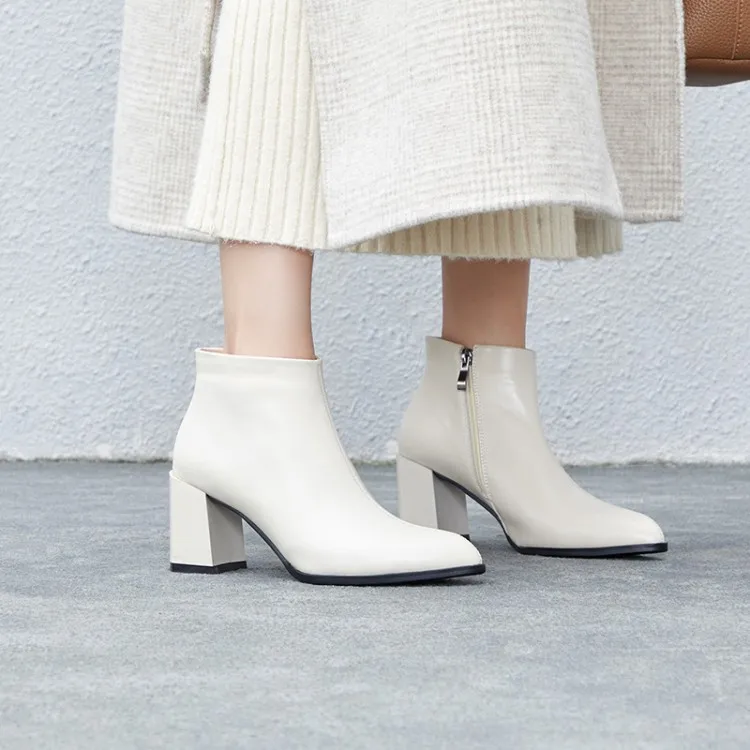 comfy block heel boots