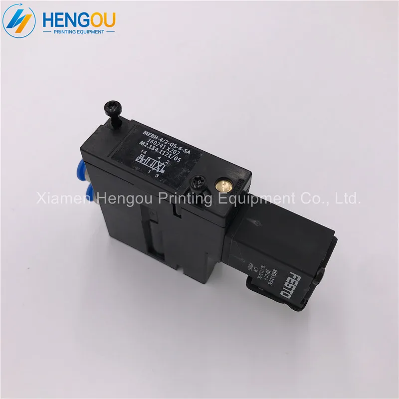 

10 Pieces Heidelberg Solenoid Valve M2.184.1121/05 M2.184.1121 MEBH-4/2-QS-6-SA Heidelberg Printing Machine Parts