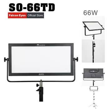 

Falcon Eyes SO-66TD video light 66W led panel lamp square Studio Light for film Advertisement shooting photography lighting CD5