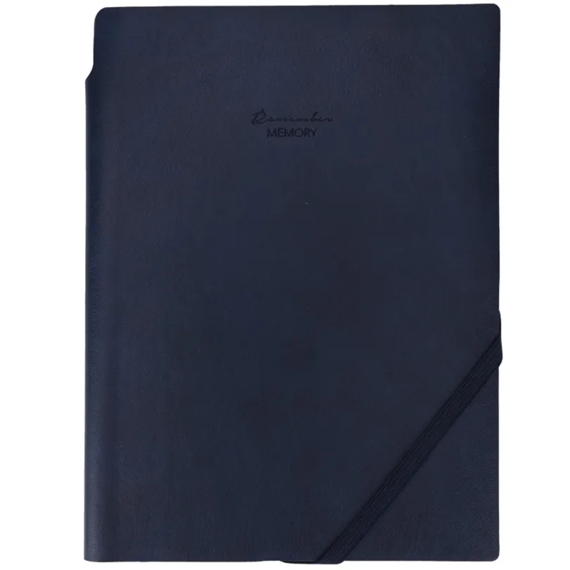 Deli модная стационарная бизнес-ручка для ноутбука s для студентов креативная Высококачественная синяя черная записная книжка веревочная Закладка a diaty - Цвет: Blue