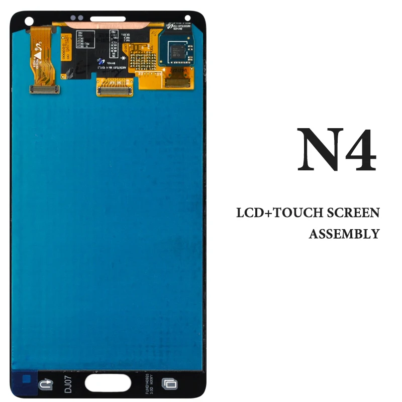 

1PCS Super AMOLED Touch Screen For Samsung Note 4 LCD N9100 Display Digitizer Assembly mobile phone replacement