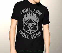 Dungeons And Dragons, I Roll, I Die, I Roll Again Shirt, D & amp; D Premium S-5xl