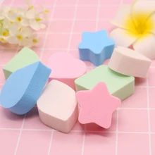 4 шт./1 компл. смешанные Цвет Kawaii звезда капли воды творческой форме мягкой Макияж Puff