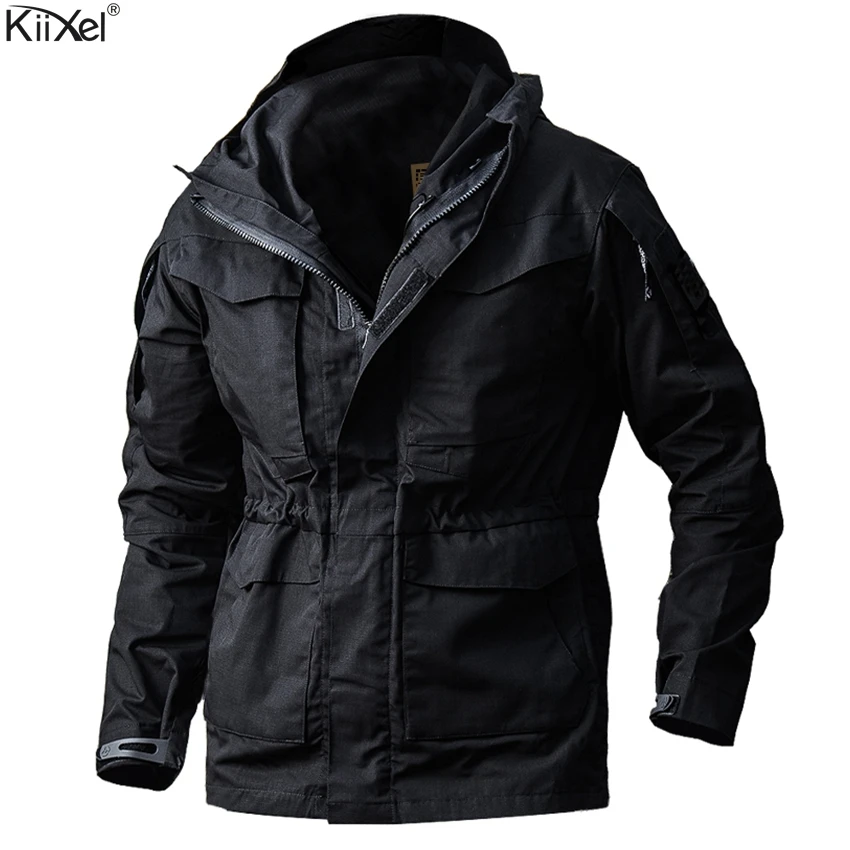 M65 UK US Tactical Jackets Men Autumn Flight Pilot Coat Army Clothes Casual Hoodie Military Field J