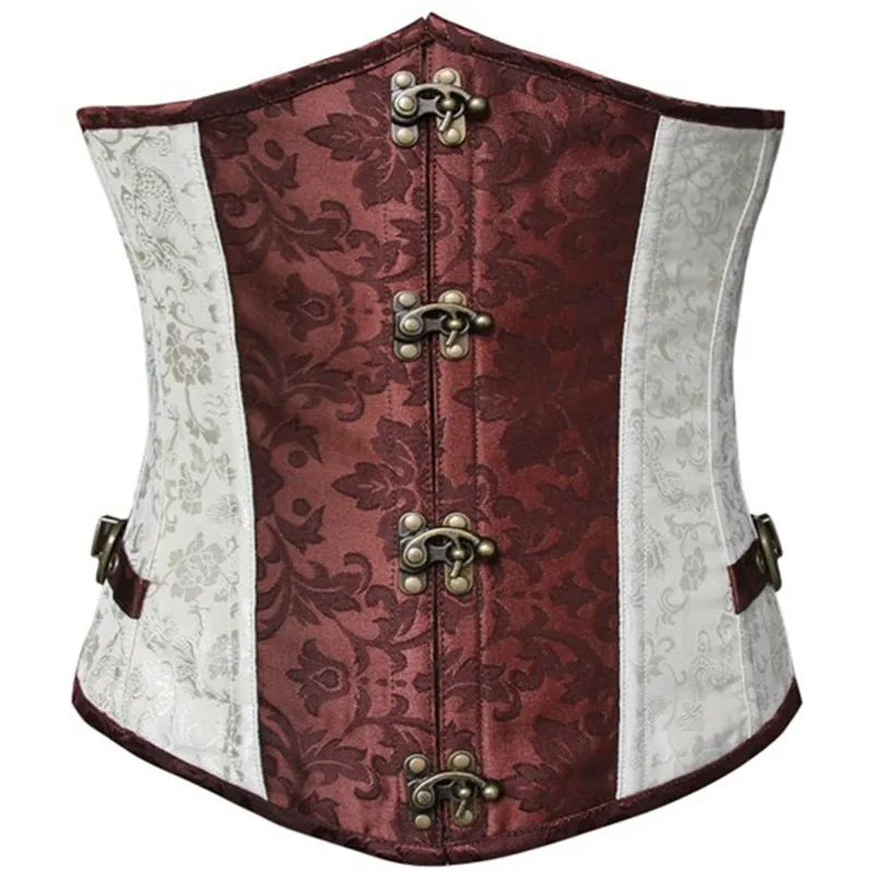 women shaper waist cincher corset steel bone steampunk corset underbust