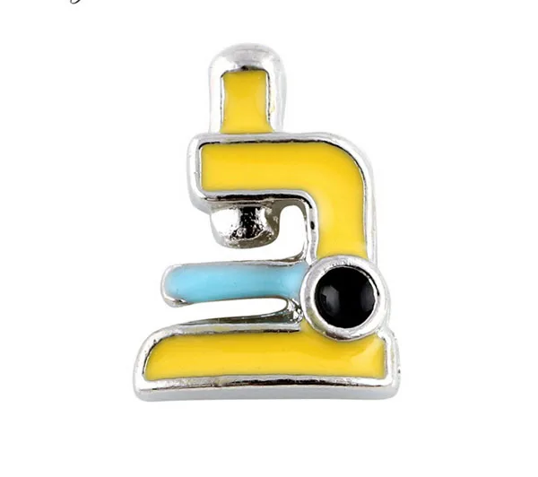 

Free Shipping, 20pcs Mixed Color Microscope Floating Charms Fit For Lockets, Gifts
