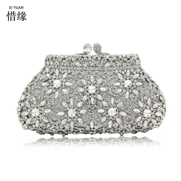 New Brand Luxury Diamond Crystal Bling Women Evening Bag Cluth Bag Messenger Bag Bling Party Wedding Small Purse Handbag Silver цена New Brand Luxury Diamond Crystal Bling Women Evening Bag Cluth Bag Messenger Bag Bling Party Wedding Small Purse Handbag Silver цены онлайн