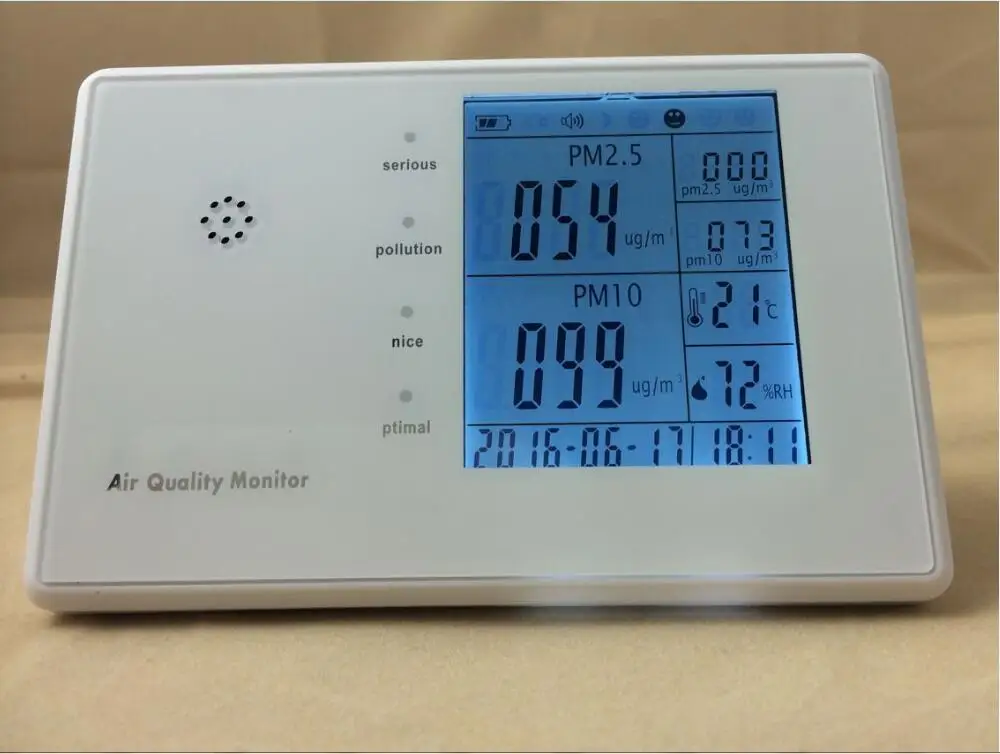 Air Quality Monitoring System pm2.5 Dust Monitor Environmental