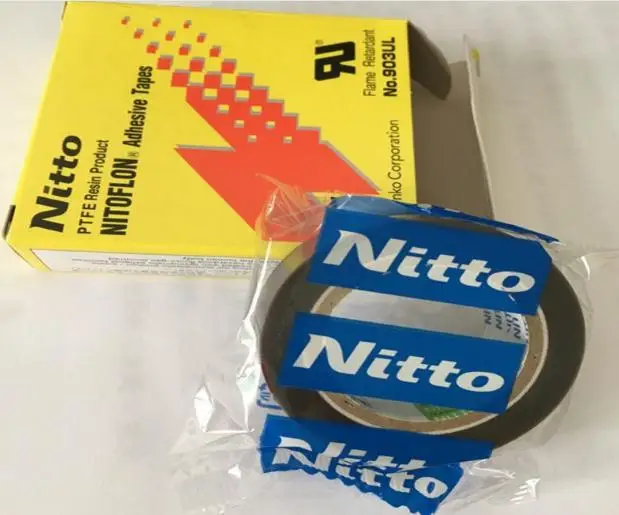 3pcs T0.08mm*W25mm*L10m Japan NITTO DENKO Tape NITOFLON Waterproof Single Sided 903UL | Обустройство дома