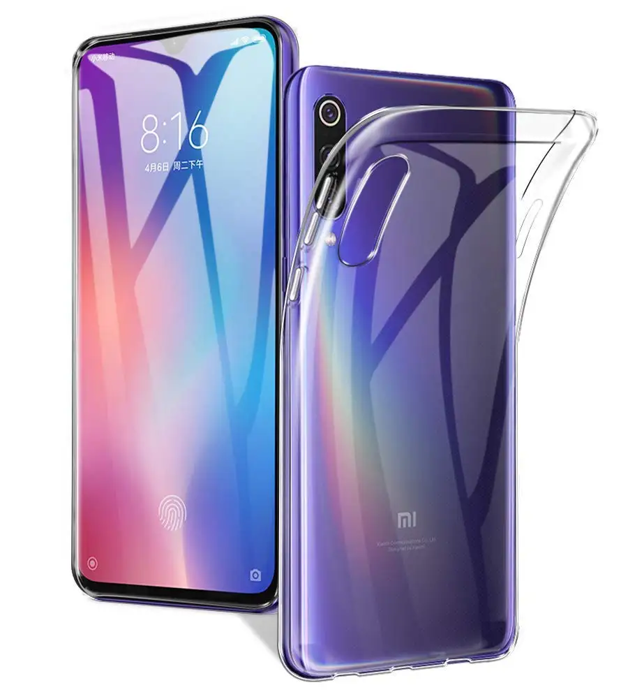 Мягкий ТПУ чехол для Xiaomi mi 9/mi 9 SE прозрачная задняя крышка прозрачные чехлы для телефона камера защитная mi 9 глобальная версия mi 9SE