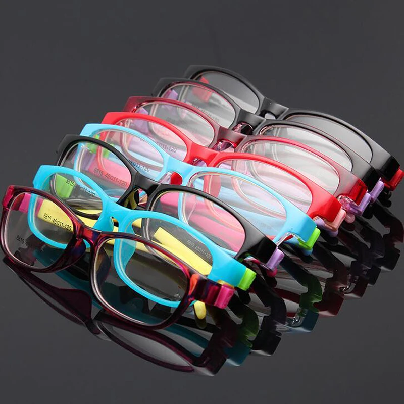 Детские оптические очки размер 45 мм без винтов гибкие оправа для детских очков