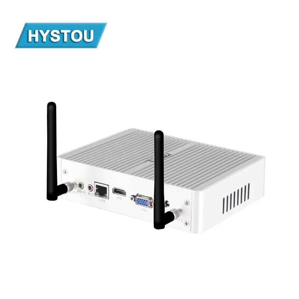 Core i5 7200U i7 5550U HYSTOU Мини ПК Windows 10 HDMI VGA двойной дисплей порт мини HTPC мини компьютер Linux i3 7100U 4K ТВ коробка ПК