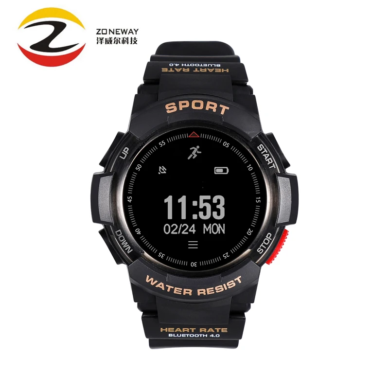 

Smart Watch F6 IP68 Waterproof GPS Smart Watch Sleep Monitors Remote Camera Watch for Men Outdoor Sports Smart Watch PK GV68