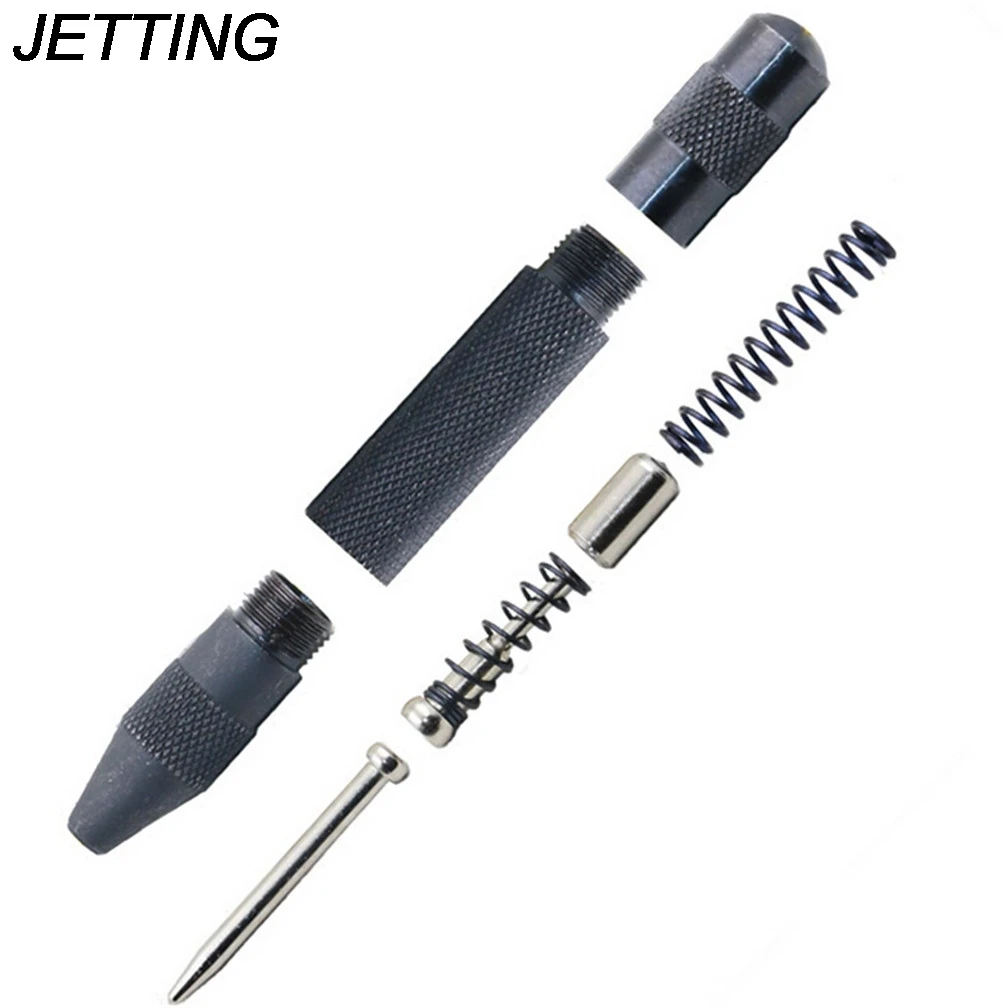 

1PCS Heavy Duty Automatic Center Pin Punch Spring Loaded Metal Wood Press Dent Marking Starting Holes Tool