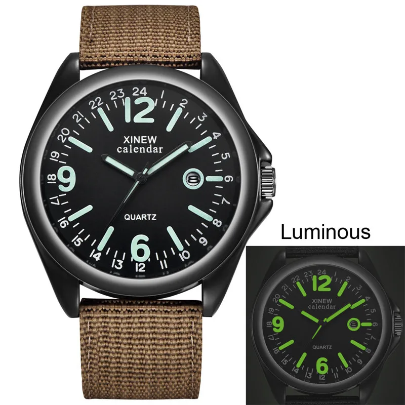 Αγορά Άνδρες ' s ρολόγια Glow in the Dark Watches Tops Brand Luxury