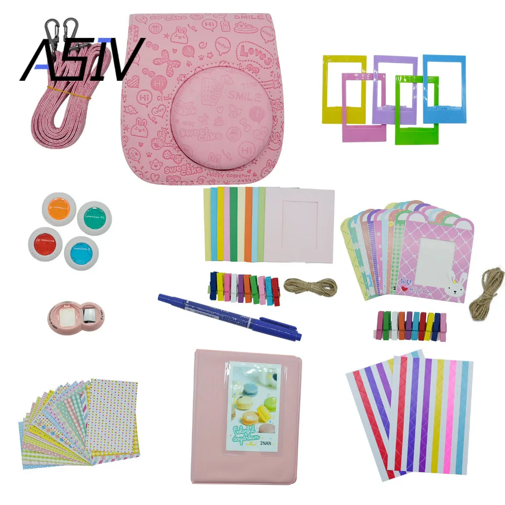 Prix pour 6 en 1 Caméra Instax Kit Ensemble pour Polaroid Sac Album Film Filtres Cadres Pâtes Photo Frontière Autocollants Faisceau pour Polaroid Mini 8 Prix pour 6 en 1 Caméra Instax Kit Ensemble pour Polaroid Sac Album Film Filtres Cadres Pâtes Photo Frontière Autocollants Faisceau pour Polaroid Mini 8