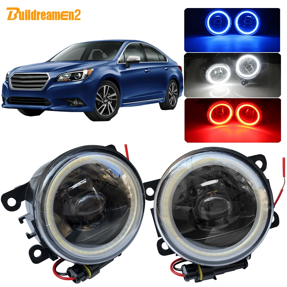 

Buildreamen2 For Subaru Legacy Car 4000LM H11 LED Bulb Fog Light Angel Eye Daytime Running Light DRL 12V Styling 2010 2011 2012