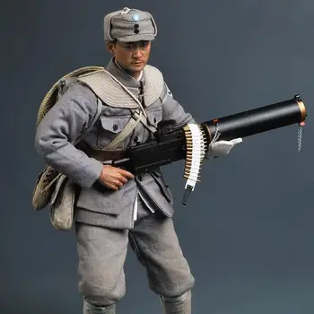 

1/6 Anti Japanese War Eight Route Army Machine Gunner SS098 Action Figure Model
