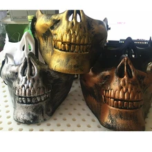 

Tactical Mask Outdoor Camp Real Person CS Protective Terminator Half Face Halloween Paintball Mask Hunting Paintball Accessories