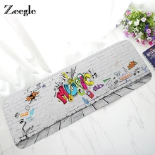 Zeegle дверной коврик, нескользящий кухонный коврик, коврик для ванной, водопоглощающий ковер для домашнего декора, коврик для входной зоны