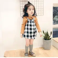 4 шт./партия, спортивный Детский костюм для девочек детская одежда, комбинезоны клетчатые штаны для мальчиков от 3 до 24 месяцев, sylvia 563588226939