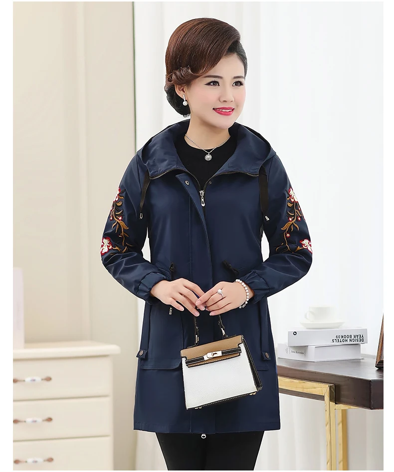 ASLTW Тренч, Новинка осени размера плюс, длинный рукав, Женское пальто с капюшоном, женское весеннее пальто Harajuku