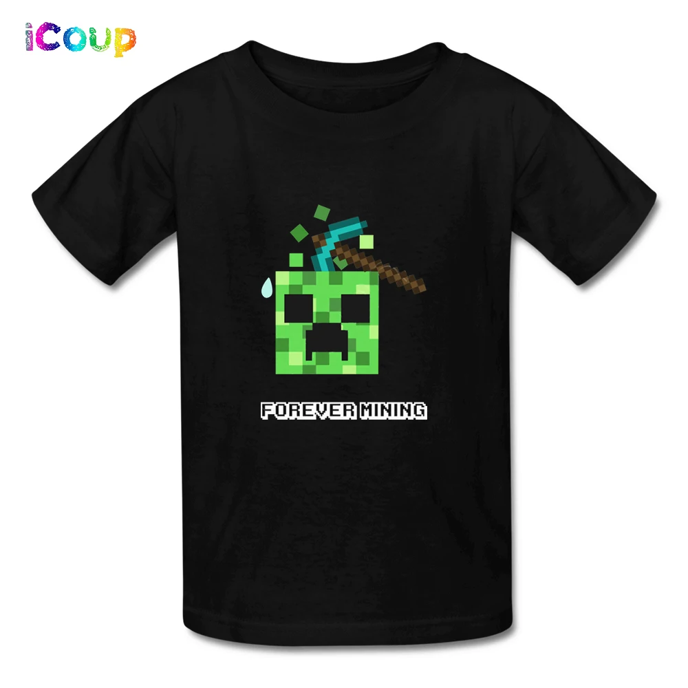 iCoup Camiseta Creeper picado Game minecraft Popular Kids Baby Boy 100