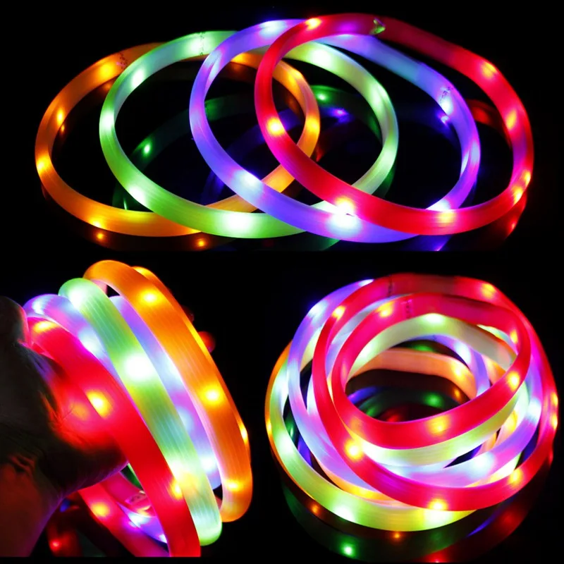 

LED Pet Collar For Safety Night Walking Usb Rechargeable Waterproof Illuminate Collar Adjustable Light Up Dog Collars Wholesale