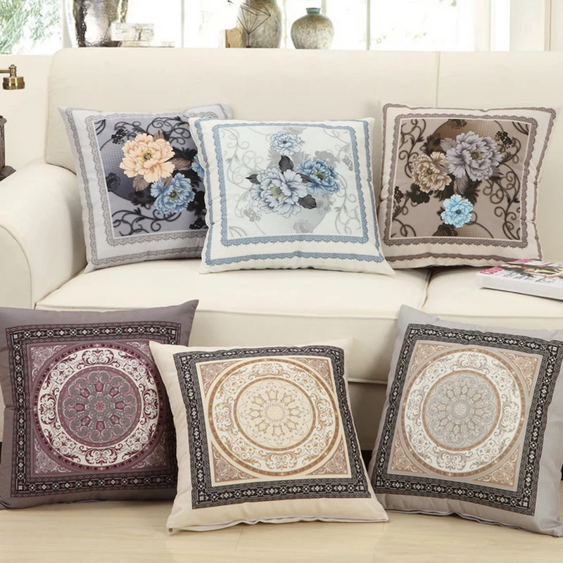 Buy European Style Square Cushion Cover Living Room